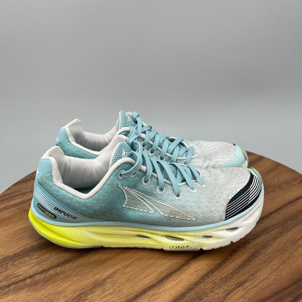 Altra Impulse Shoes Women Size 7.5 Blue Running Comfort Walking Gym Sneakers